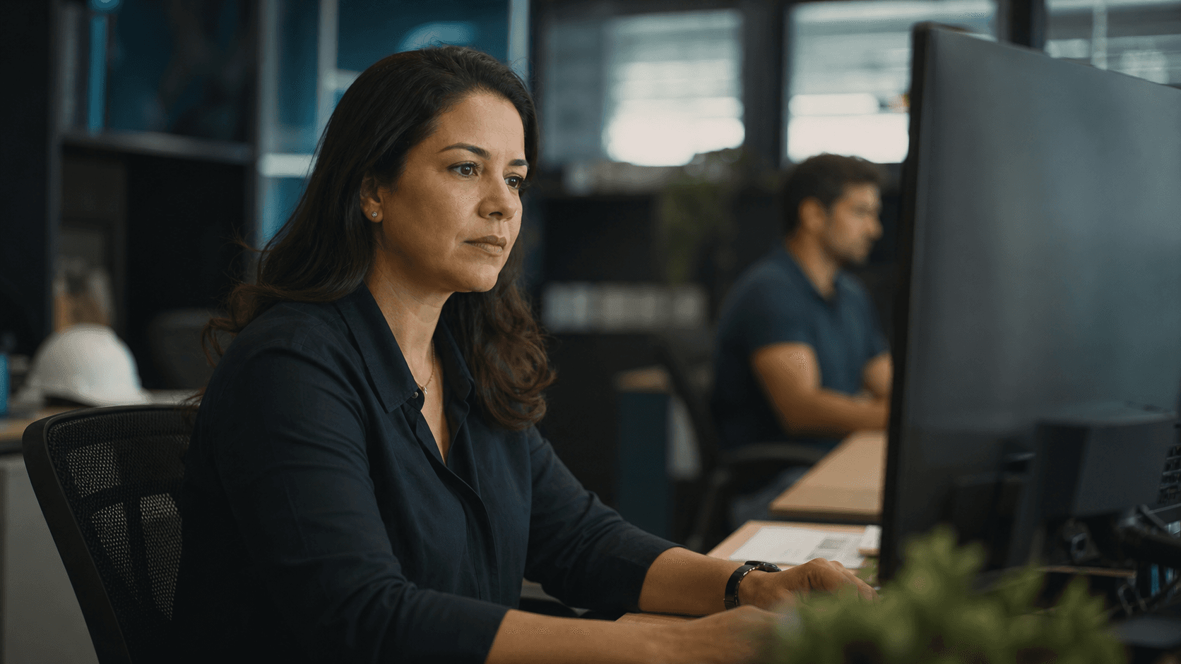 Gestora utilizando um sistema de operação em ambiente corporativo