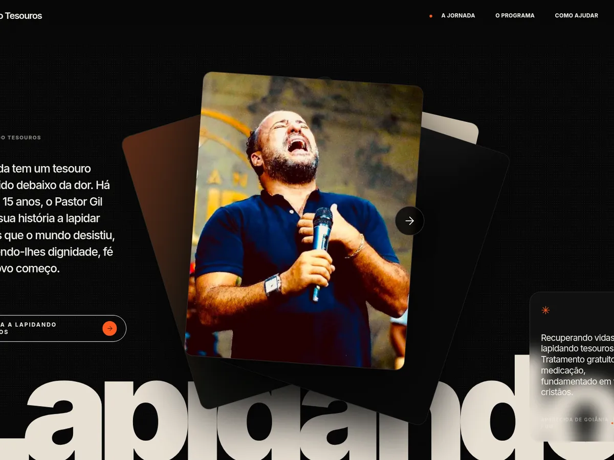 Site institucional Pastor Gil